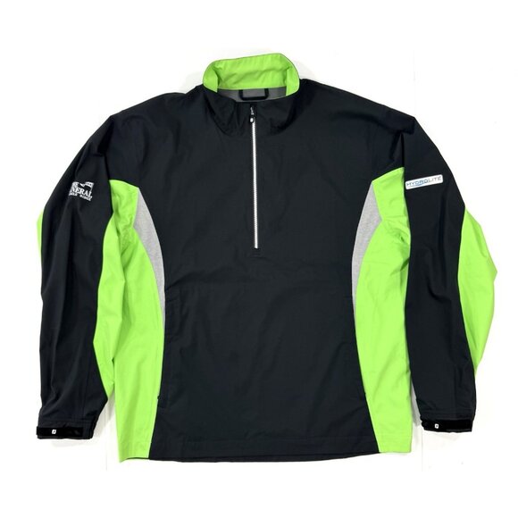 Footjoy Dryjoys Hydrolite Jacket Mens Size Medium 1/4 Zip Lightweight Pullover - Picture 1 of 14